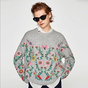 Zara Embedded Sweater